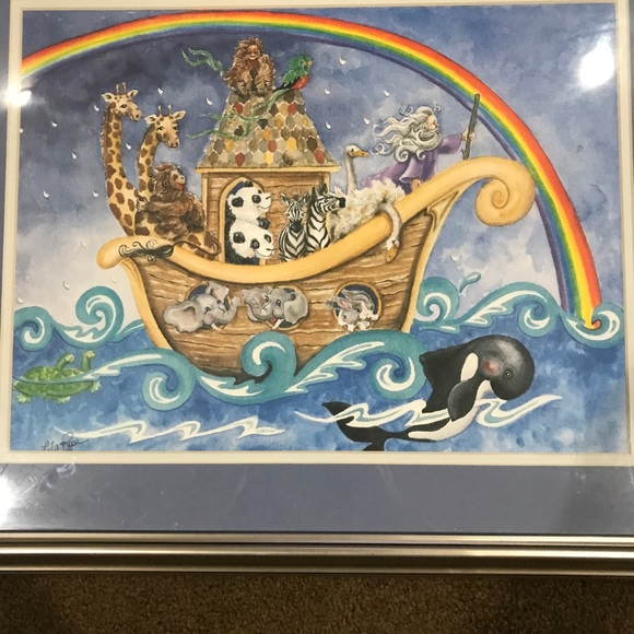 Lila Rose Kennedy Noah’s Arc Framed Art - Picture 2 of 5